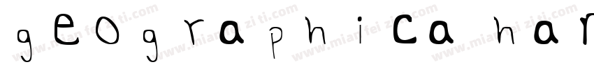 geographica hand字体转换